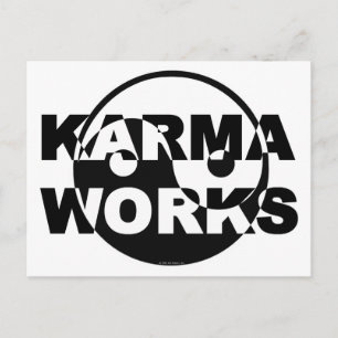 Cartão Postal Karma Works