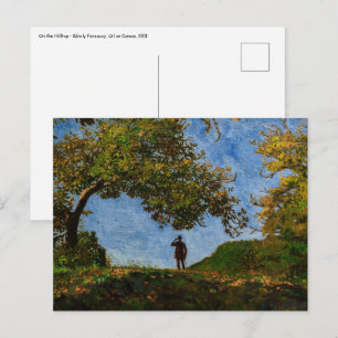 Cartão Postal Károly Ferenczy - No Topo da Colina