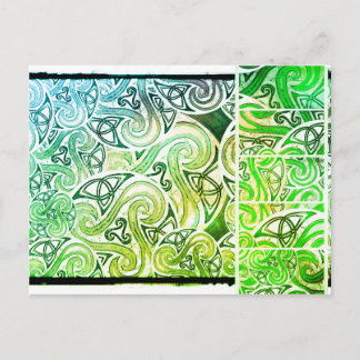 Cartão Postal Karte celtic Triskele