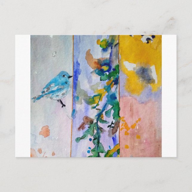 Cartão Postal Karte Vogel (Frente)