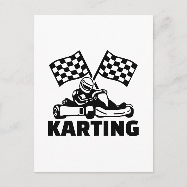 Cartão Postal Karting (Frente)