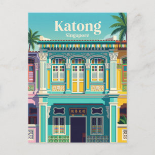 Cartão Postal Katong Singapura