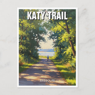 Cartão Postal Katy Trail Viagem do Missouri
