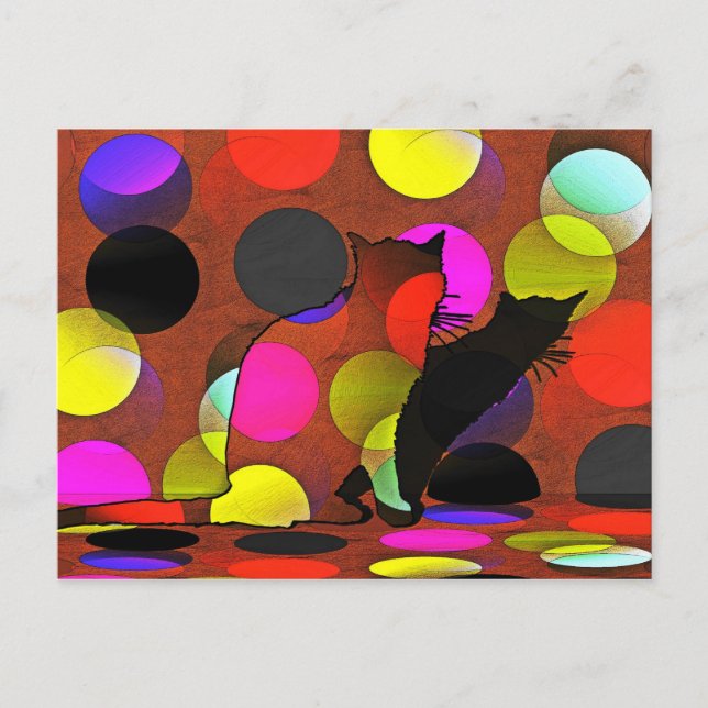 Cartão Postal Katzenkarte (Frente)