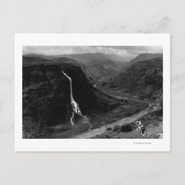 Cartão Postal Kauai, Havaí - Vista do Vale de Hanapepe (Frente)