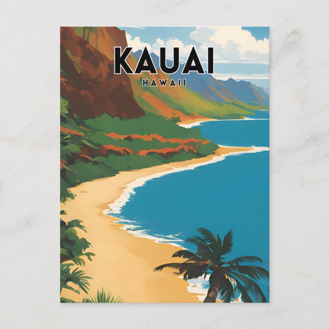 Cartão Postal Kauai Hawaii (Frente)