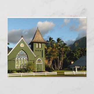 Cartão Postal Kauai Hawaii North Shore Chapel