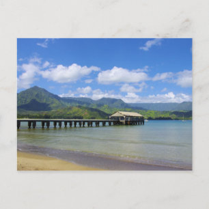 Cartão Postal Kauai - O Pier em Hanalei