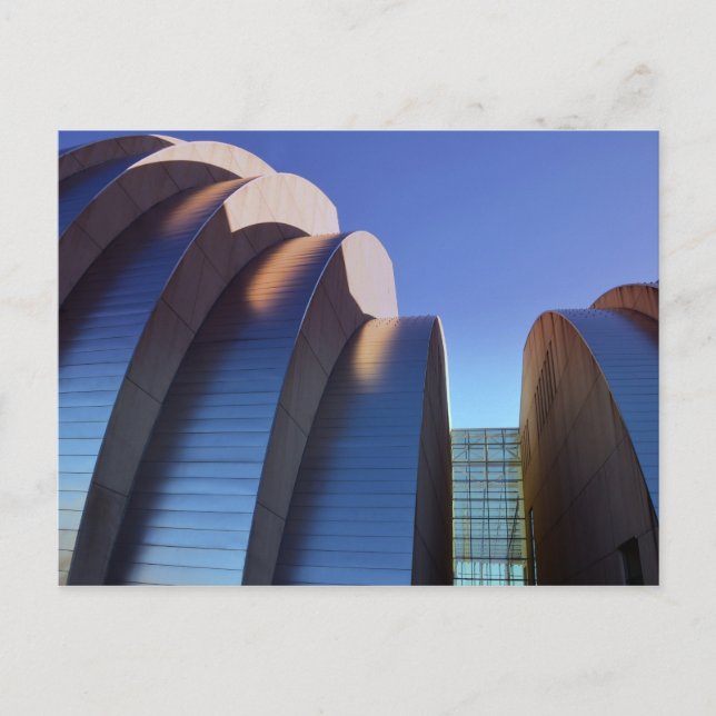 Cartão Postal Kauffman Center Curves and Shadows, Kansas City (Frente)