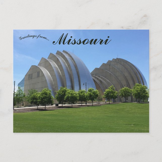 Cartão Postal Kauffman Center for the Performing Arts Missouri (Frente)