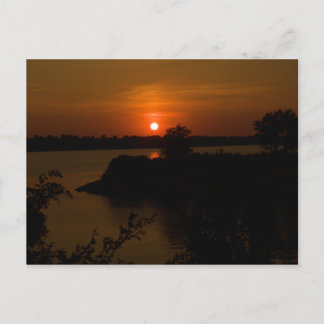 Cartão Postal Kaw Lake Sunset