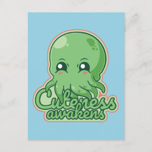 Cartão Postal Kawaii Cthulhu