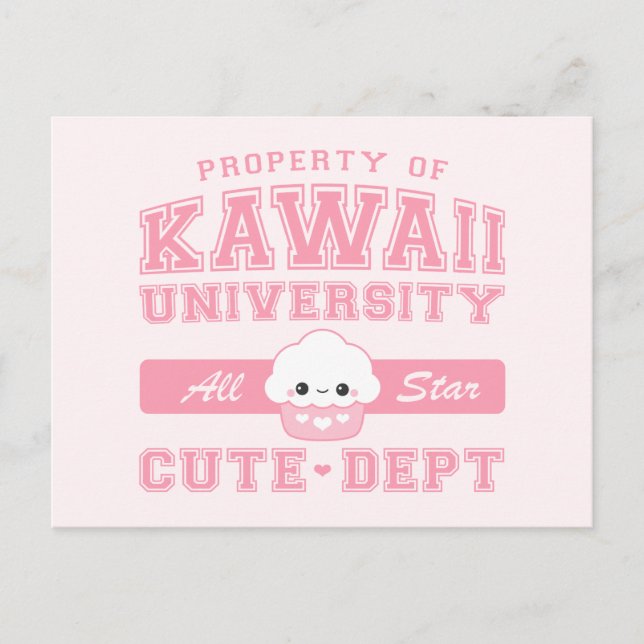Cartão Postal Kawaii Cute Dept (Frente)