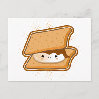 Cartão Postal Kawaii Smore