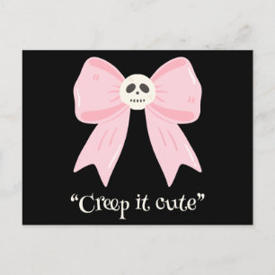Cartão Postal Kawaii Spooky Arco, bonitinho halloween