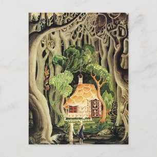 Cartão Postal Kay Nielsen Hansel e Gretel
