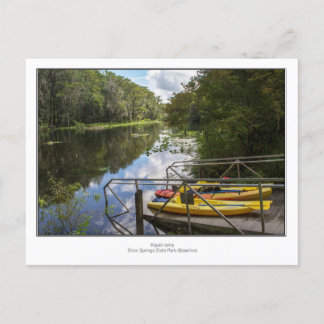 Cartão Postal Kayak Ramp