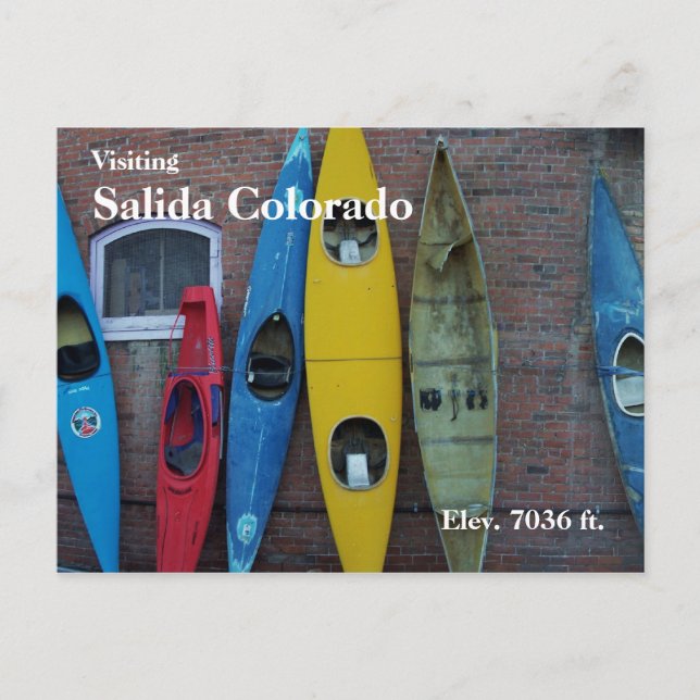 Cartão Postal Kayak Wall (Frente)