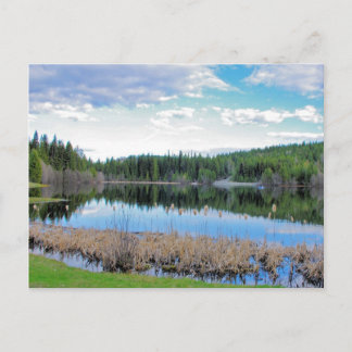 Cartão Postal Kayaking Marshall Lake - Boundary B.C.