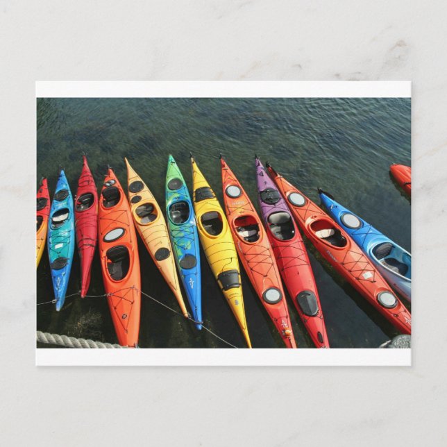 Cartão Postal Kayaks! (Frente)