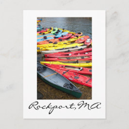 Cartão Postal Kayaks em Rockport, MÃES