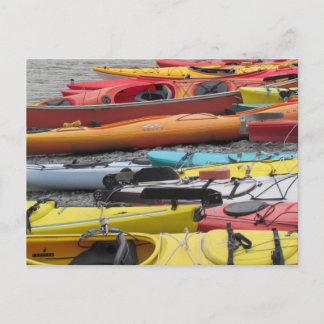 Cartão Postal Kayaks no Alasca