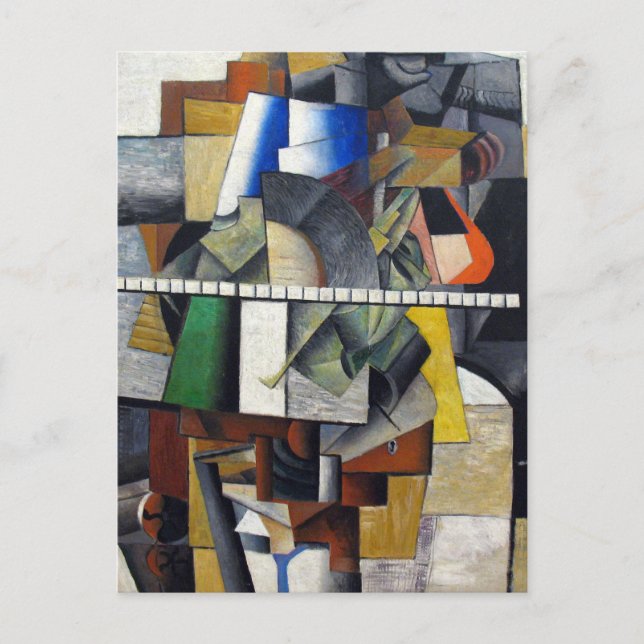 Cartão Postal Kazimir Malevich Abstrato Art (Frente)