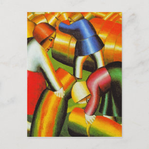 Cartão Postal Kazimir Malevich Art