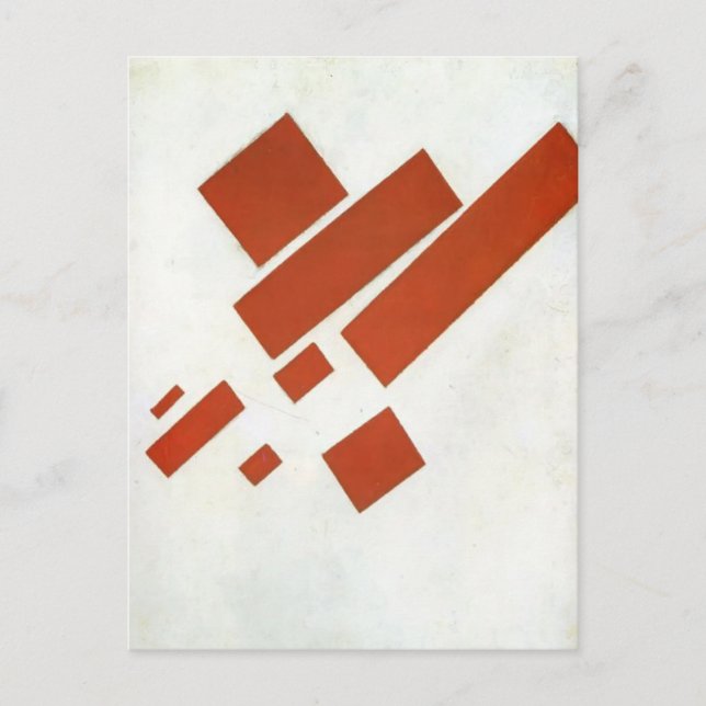 Cartão Postal Kazimir Malevich - Retrato Automático Bidimensiona (Frente)