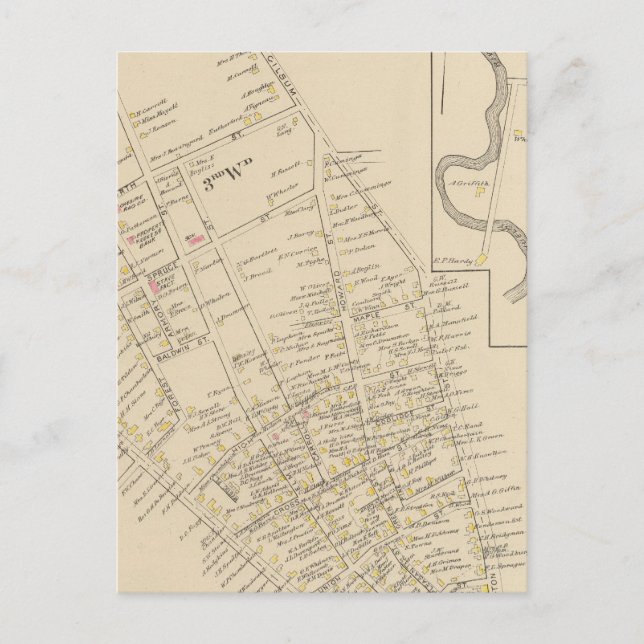 Cartão Postal Keene, Ward 3, 5 (Frente)