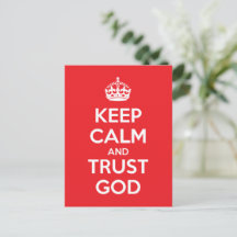 Keep Calm and Trust God
