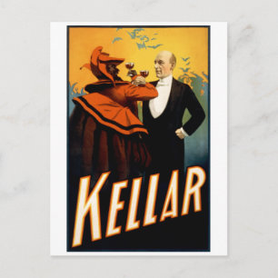 Cartão Postal Kellar - Bebe com o Diabo