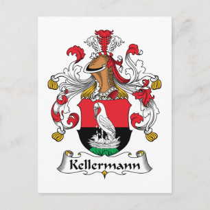 Cartão Postal Kellermann Family Crest