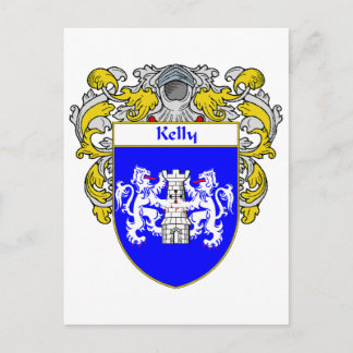 Cartão Postal Kelly Casaco of Arms (Mantled)