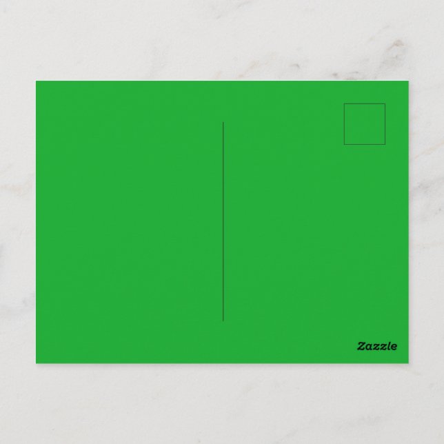 Cartão Postal Kelly Verde (Verso)