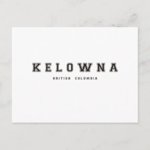 Cartão Postal Kelowna British Columbia