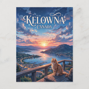 Cartão Postal Kelowna Canadá