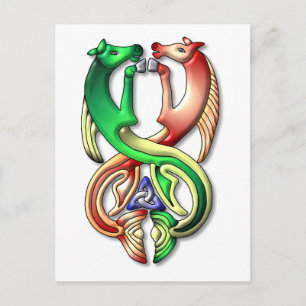 Cartão Postal Kelpie Colors