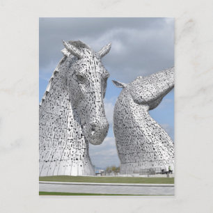 Cartão Postal Kelpies , Helix Park , Falkirk , Escócia
