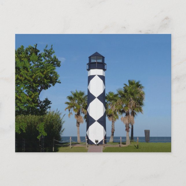Cartão Postal Kemah, TX  Lighthousepostcard (Frente)
