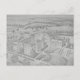 Cartão Postal Kemper Escola Militar virada do século 20