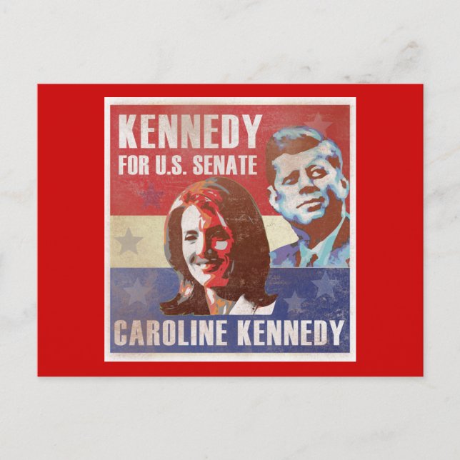 Cartão Postal Kennedy Começa Campanha Pelo Senado (Frente)