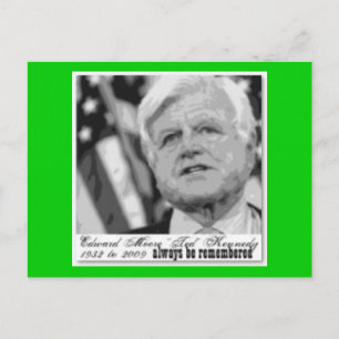 Cartão Postal "Kennedy" Edward Comemorativo
