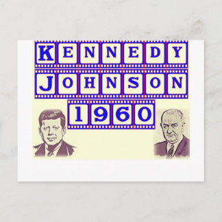 Cartão Postal Kennedy-Johnson 1960