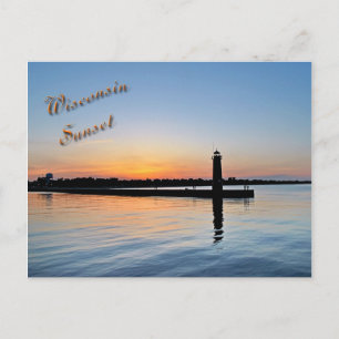 Cartão Postal Kenosha Sunset