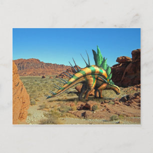 Cartão Postal Kentrosaurus Dinosaur