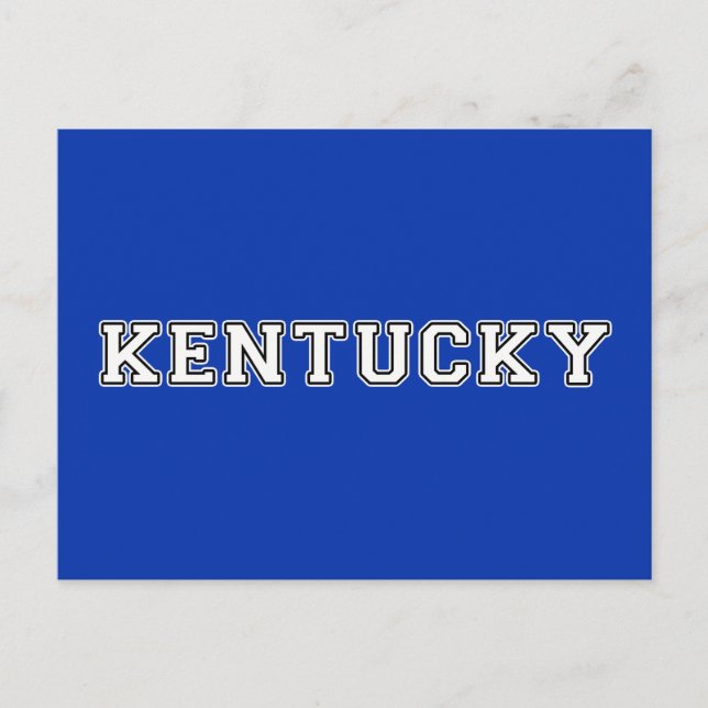 Cartão Postal Kentucky (Frente)
