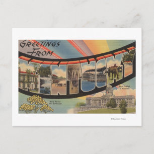 Cartão Postal Kentucky (Capital do Estado/Flor)