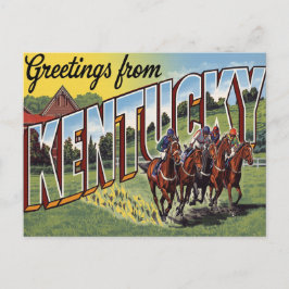 Cartão Postal Kentucky Derby Horse Racing