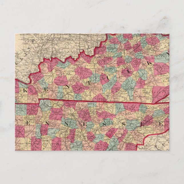 Cartão Postal Kentucky e Tennessee 2 (Frente)
